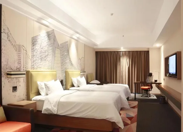 غرفة ديلوكس ثلاثية بسرير فردي، Hampton Inn Guangzhou China 6/9