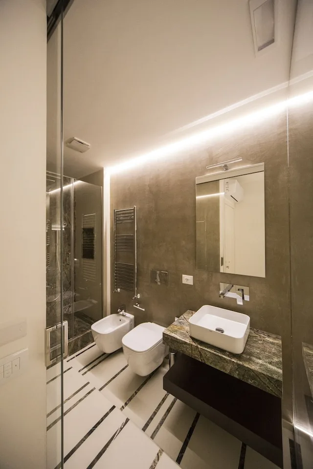 غرفة بانورامية بسريرين منفصلين بإطلالة على البحر بشرفة، Hedoné Design Experience B&B 5/10