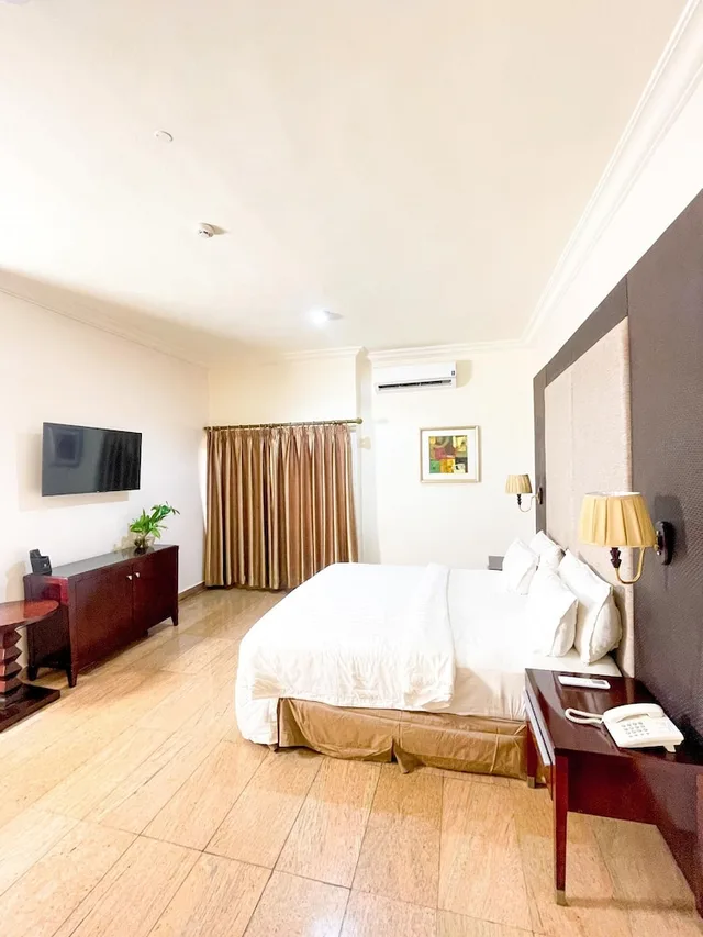 غرفة ديلوكس مفردة بسرير كينج، Hotel Chelsea Wuse 2 2/6