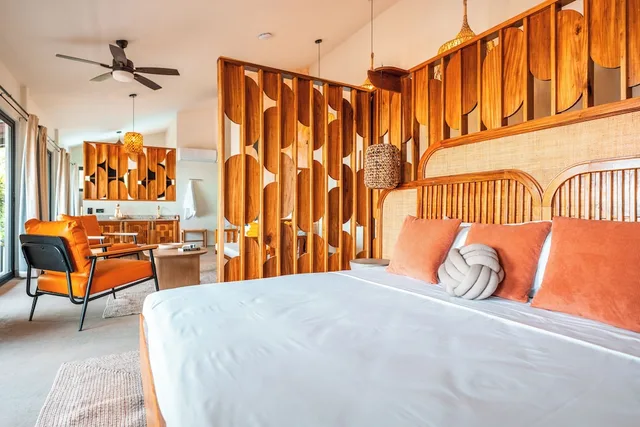 غرفة بريميير بسرير كينج، Hotel Bambuda Santa Catalina 1/3