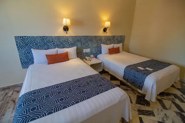 غرفة قياسية بسريرين مزدوجين بإطلالة على البحر، Oceano Palace Beach Hotel 5/10