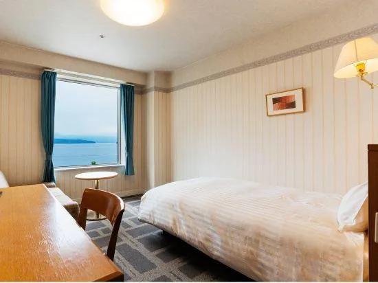 غرفة مفردة بإطلالة على البحر، HOTEL WELVIEW KAGOSHIMA 2/3