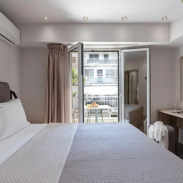 Room, Double or Twin Bed, Balcony, Piraeus City Hotel 7/10