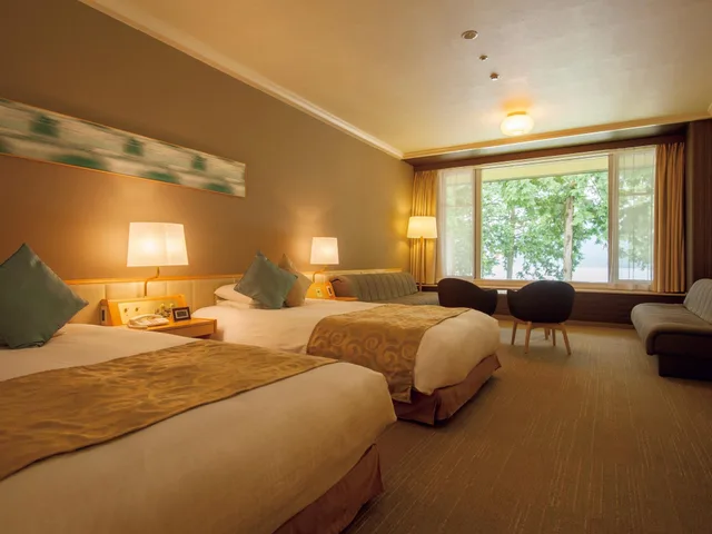 غرفة سوبيريور بسريرين منفصلين مع أريكة، The Prince Hakone Lake Ashinoko 2/2
