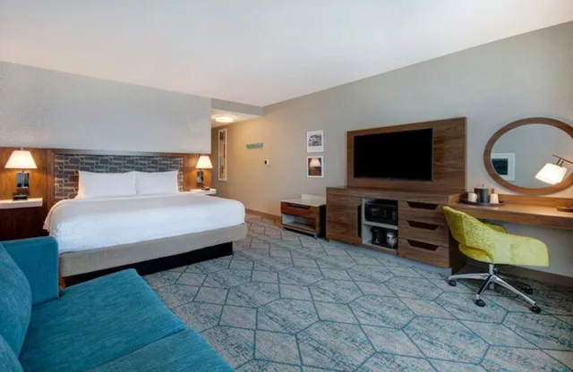 غرفة بسرير مزدوج لذوي الإعاقة، Hampton Inn & Suites Sunnyvale Silicon Valley 1/1