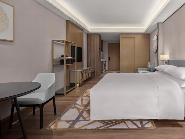شقة بسرير كوين بإطلالة على المدينة بغرفة نوم واحدة، Dongguan Forum Hotel and Apartment 4/6