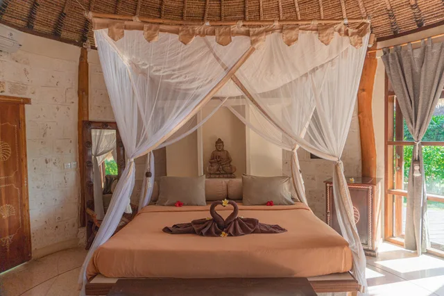 بنغل ديلوكس بسرير كينج وسرير فردي، La Joya Balangan Resort 10/10