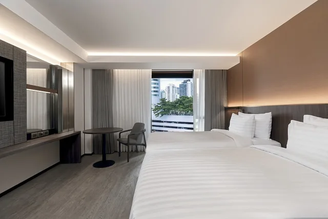 غرفة ديلوكس بسريرين منفصلين، Gardina Asoke Hotel & Residence 1/6