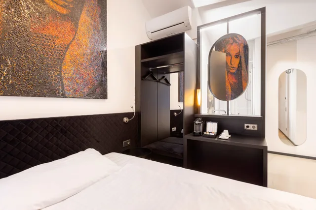 غرفة مفردة بسرير كوين، Das Edlinger Hotel - Salzburg 1/2