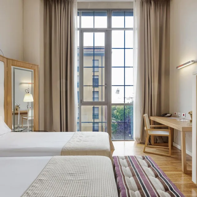 غرفة بسريرين منفصلين، Italiana Hotels Milan Rho Fair 2/5
