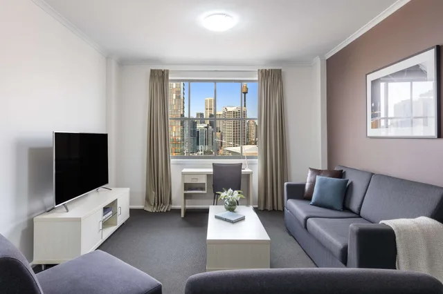 2 Bedrooms, Executive, Apartment, City View, Two Story، Oaks Sydney Goldsbrough Suites 19/20