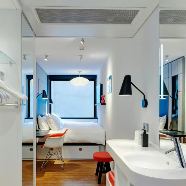 غرفة مفردة بسرير مزدوج، CitizenM Paris Opera 1/3