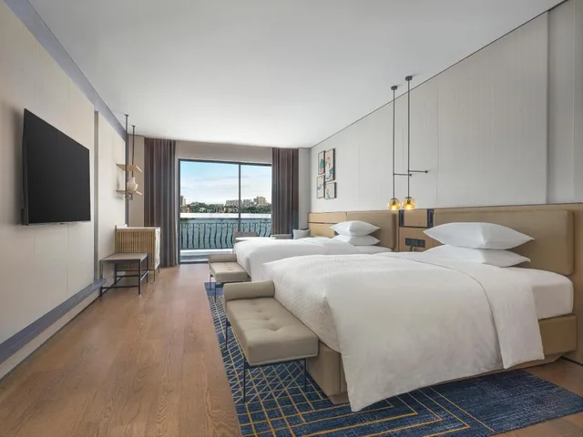 غرفة ديلوكس بسريرين مزدوجين، Yang Jiang Country Garden Phoenix Hotel 2/3