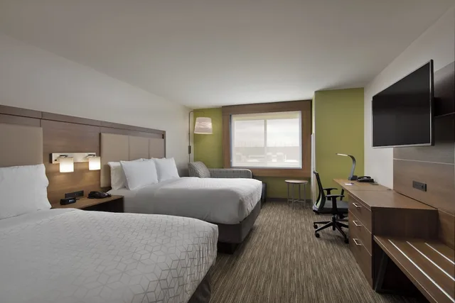 غرفة قياسية بسريرين كوين، Holiday Inn Express Suites Portland Airport Cascade Stn 2/3