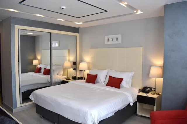 غرفة ديلوكس بسرير مزدوج أو سريرين منفصلين بشرفة، Petra Boutique Hotel 9/10
