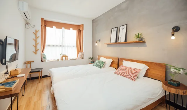 غرفة قياسية بسريرين منفصلين، Zhang Jiajie Zhijue Art Hotel 6/10