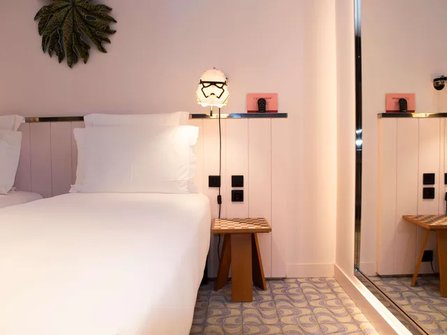غرفة قياسية بسريرين منفصلين، Mama Shelter Lisboa 3/8
