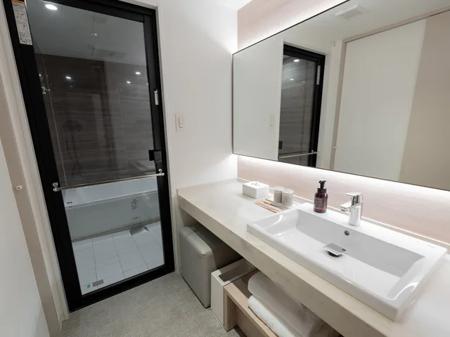 غرفة قياسية بسريرين مزدوجين، Hotel The Leben Osaka 6/8
