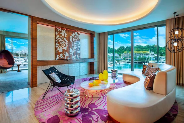 1 Bedroom, Marvelous, Suite, King Bed, Balcony، W Singapore Sentosa Cove 4/7