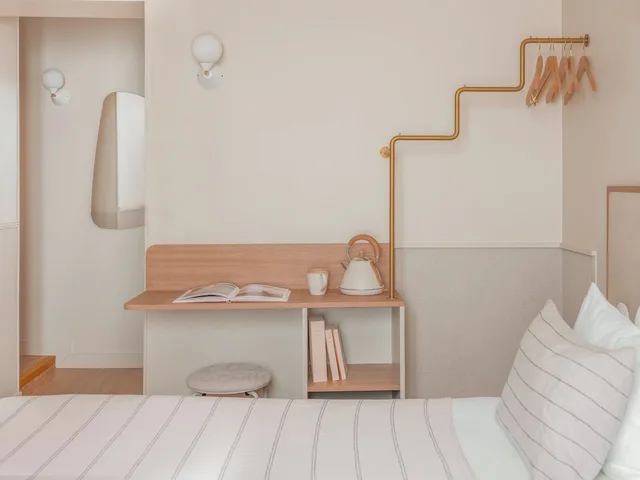 غرفة بسريرين منفصلين، Hotel Basss 4/9