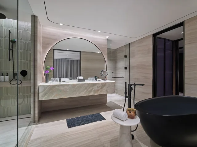 جناح بغرفة نوم واحدة مع دخول صالة النادي، InterContinental Shanghai Harbour City 3/3