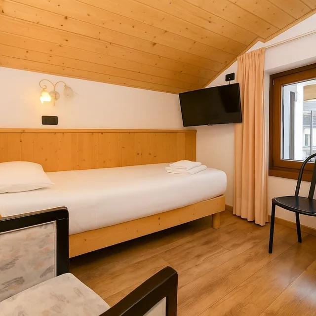 غرفة أساسية مفردة بسرير فردي، Hotel Bleis 2/5