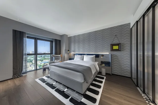 جناح أساسي بسرير كينج، Beijing Dongba Wanda Moments hotel 1/7