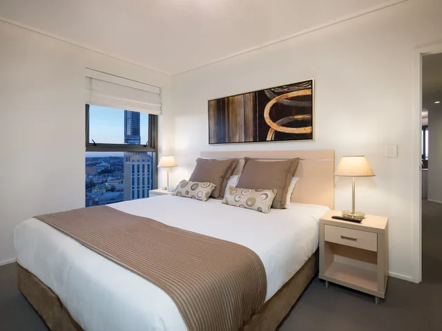 شقة بسريرين كينج بـ3 غرف نوم، Oaks Brisbane Aurora Suites 5/8