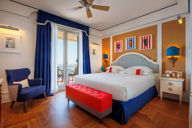 غرفة بريميوم ديلوكس بسرير مزدوج بشرفة، Grand Hotel San Pietro 3/5