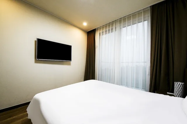 غرفة أساسية بسرير مزدوج بإطلالة على البحر، Jeju Ocean Blue Hotel 2/6