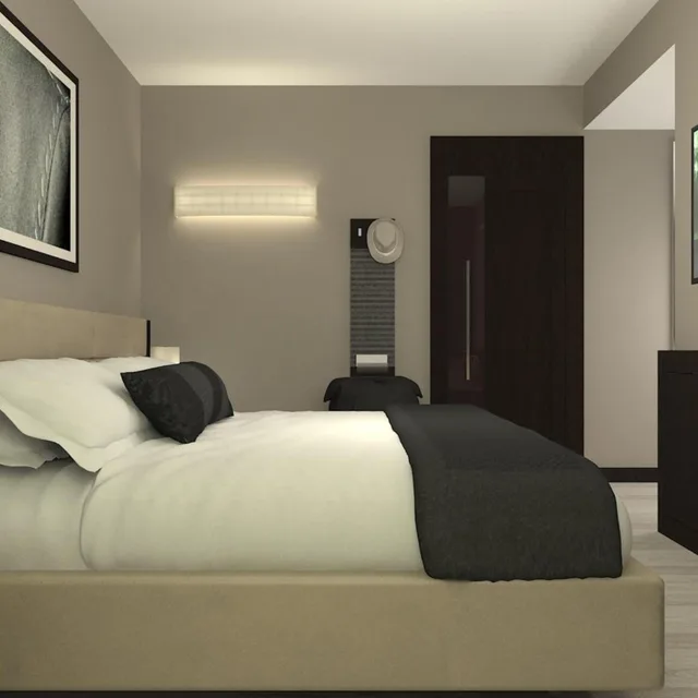 غرفة بسرير مزدوج بإطلالة على البحر، Ego Hotel 4/10