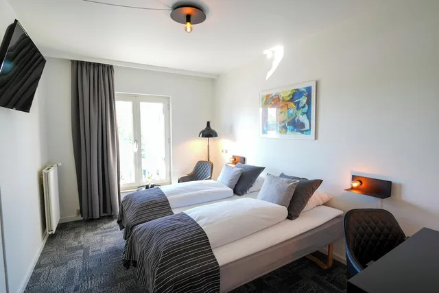 غرفة عائلية بسرير مزدوج، Ostergaards Hotel 1/6