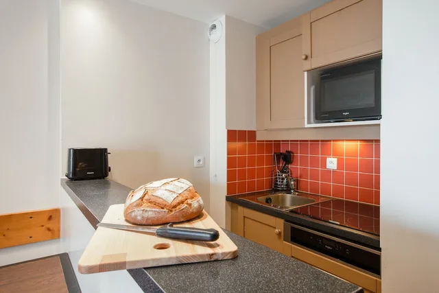 شقة بأسرّة بطابقين بغرفة نوم واحدة مع سرير سحّاب إضافي مع أريكة، Pierre Vacances Residence Le Tikal 7/9