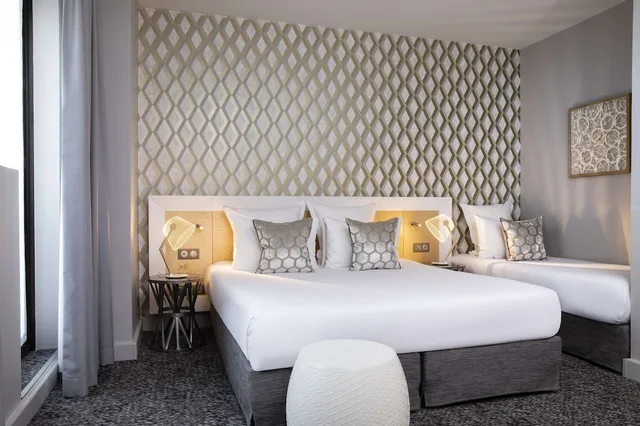 جناح جونيور بسريرين منفصلين مع أريكة، Hotel Paris Bastille 4/10