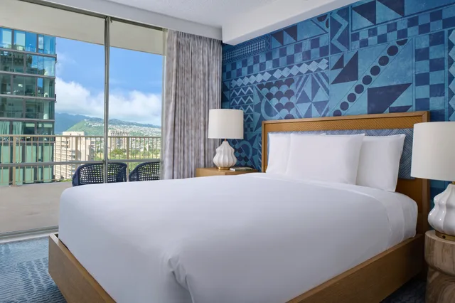 غرفة بغرفتي نوم، Outrigger Waikiki Paradise 2/2