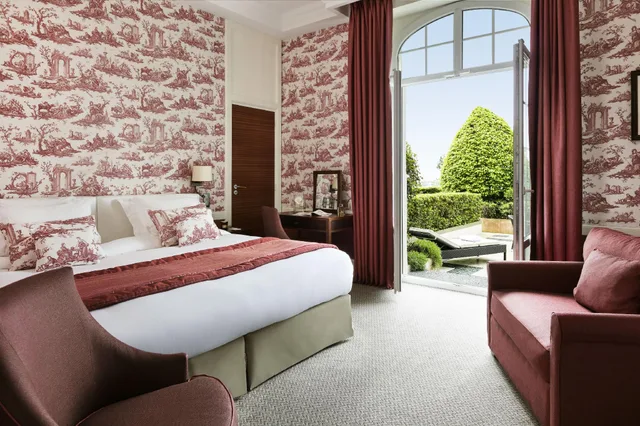 غرفة بريستيج بسرير كوين وسرير فردي، Normandy Barriere Hotel 2/4