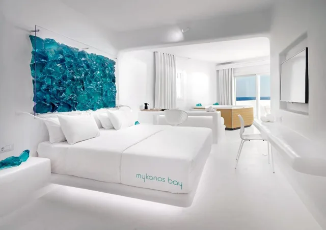 Honeymoon, Exclusive, Suite, Sea View, Indoor Jetted Tub، Mykonos Bay Resort and Villas 1/2
