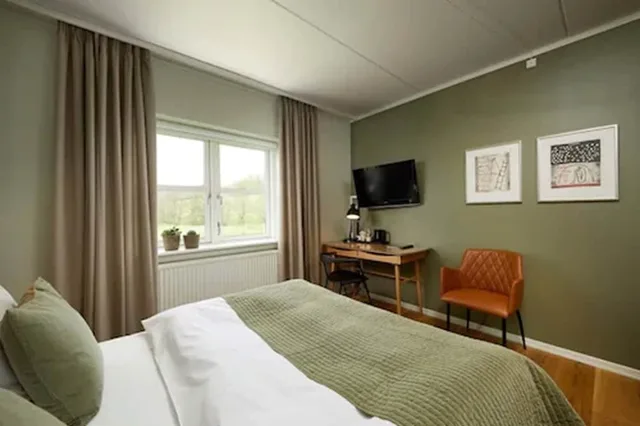 غرفة قياسية بسرير مزدوج بإطلالة على الحديقة، Haraldskær Sinatur Hotel Konference Ex Sinatur Hotel Haraldskær 1/7