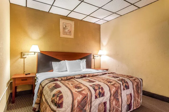 غرفة بسرير كينج للمدخنين، Rodeway Inn Sandusky North 1/2