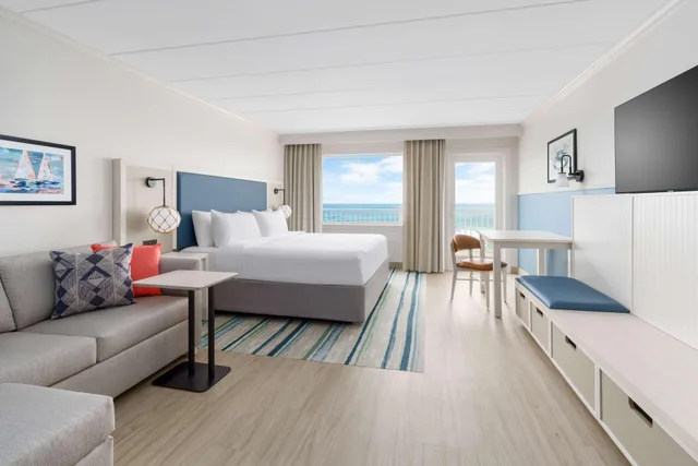 Studio, King Bed, Ocean Front، Hilton Garden Inn Ocean City Oceanfront 1/2