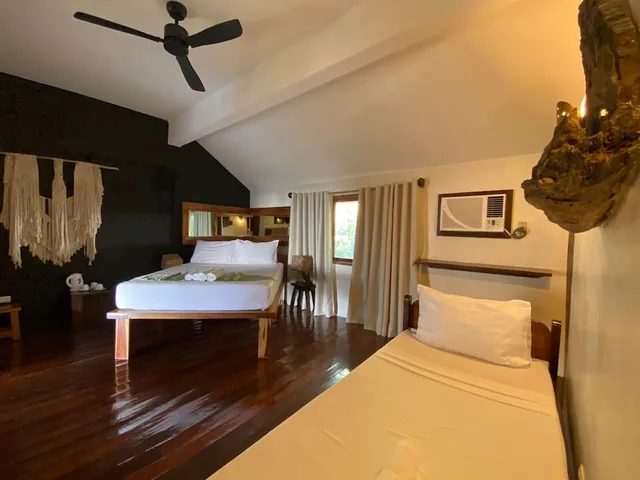 غرفة عائلية بسرير كوين وسرير فردي، Bluemango Rooms & Villas 4/6
