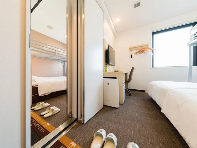 غرفة متصلة بأسرّة بطابقين، Super Hotel Tokyo Kinshicho-Ekimae 3/4