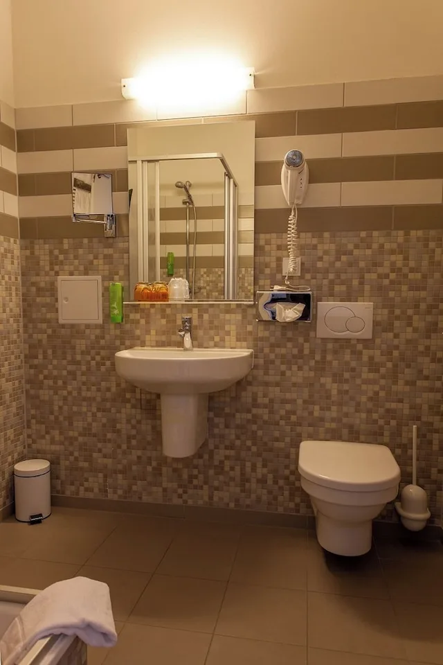 غرفة كومفورت بسرير مزدوج أو سريرين منفصلين، Hotel Halber Mond 3/4