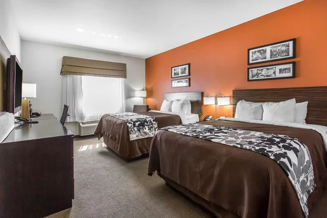 غرفة بسريرين كوين، Sleep Inn & Suites Lubbock West 1/3