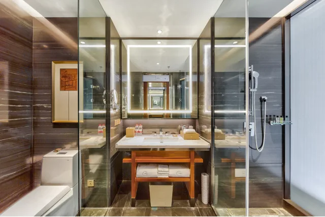 غرفة بزنس بسرير مزدوج، Grand Skylight International Pingshan 6/6