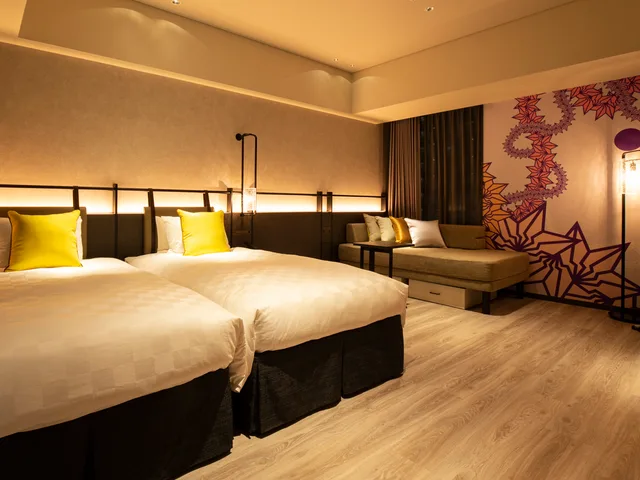 غرفة ركنية بسريرين منفصلين، Tokyo Bay Shiomi Prince Hotel 1/2