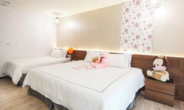 غرفة عائلية ثلاثية بسرير كوين وسرير فردي، Dapu-Hotel 3/4