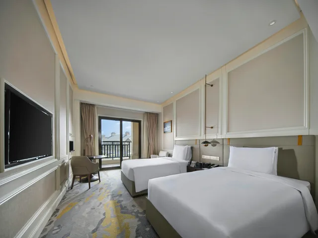 غرفة ديلوكس بسريرين منفصلين، Hollick Hotel Wen'an, Tapestry Collection by Hilton 1/5