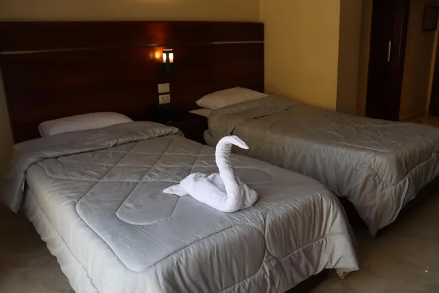 غرفة ديلوكس بسريرين منفصلين بإطلالة على المدينة، Pharaohs Hotel 1/1