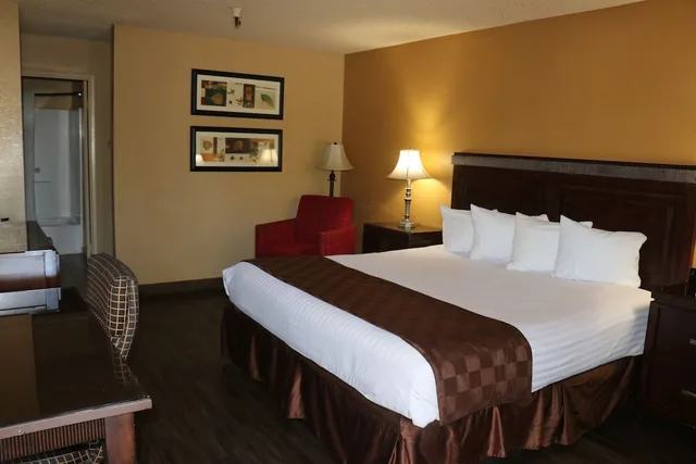 غرفة قياسية بسرير كينج يُسمح فيها بالحيوانات الأليفة، Empire Inn 1/2